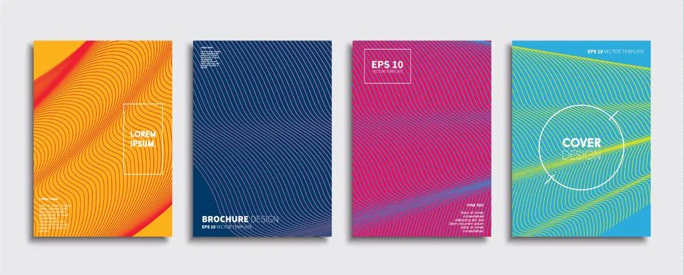 Vector cover designs. Future Poster template. Smartphone modern background set. 스톡 일러스트