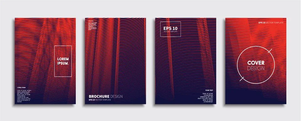 Vector cover designs. Future Poster template. Smartphone modern background set. 스톡 일러스트