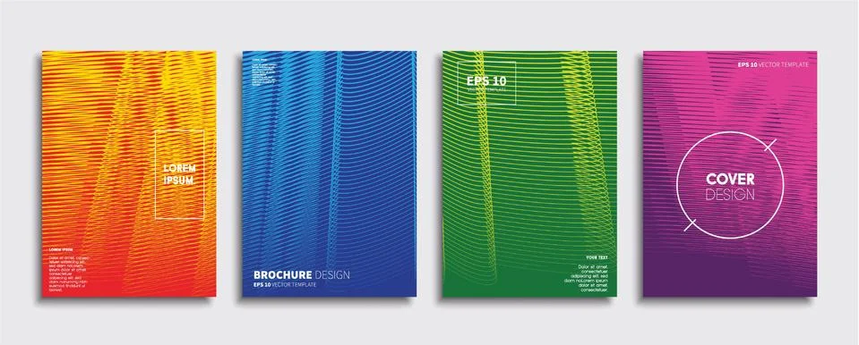 Vector cover designs. Future Poster template. Smartphone modern background set. 스톡 일러스트
