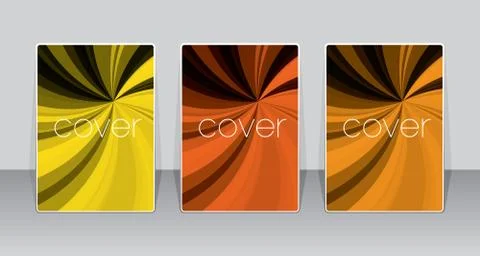 Vector cover designs. Future Poster template. Smartphone modern background set. Stockillustratie