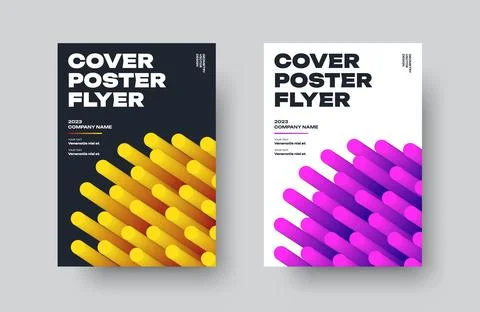 Vector cover template with geometric design in a circle, EPS10, gradient el.. Stock Illustration