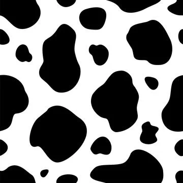 Vector cow print. Stock Illustration