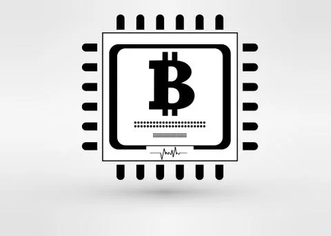 Vector CPU icon 스톡 일러스트