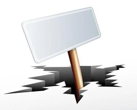 Vector crack Stock Illustration