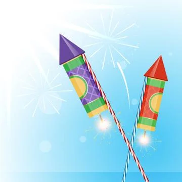 Vector crackers Illustrazione stock