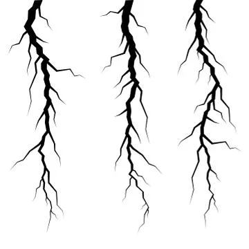 Vector cracks in ice or wall Illustrazione stock