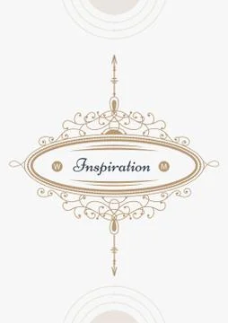 Vector creative card Illustrazione stock