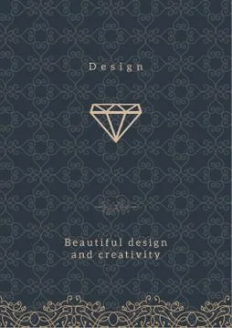 Vector creative card Stock Illustration