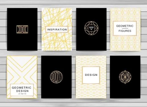 Vector creative cards Stock Illustration