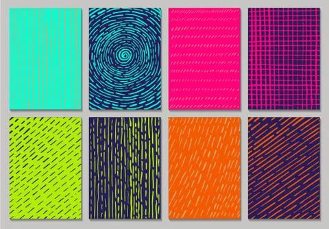 Vector creative cards Stock Illustration