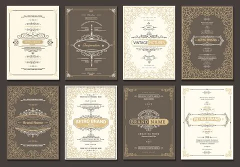 Vector creative cards Stock Illustration