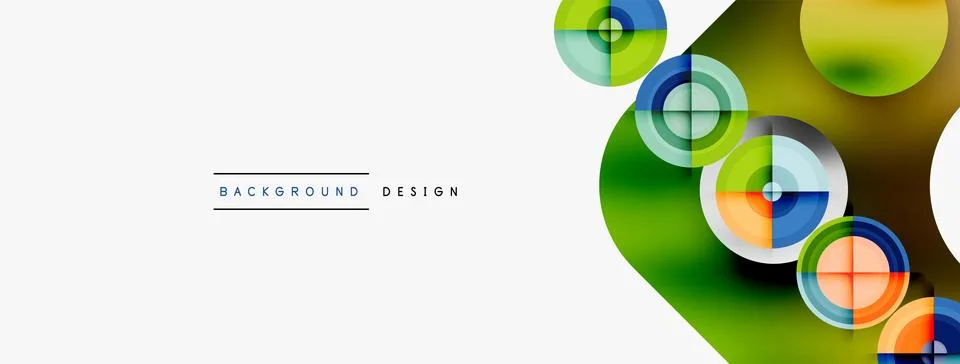 Vector creative geometric abstract background Illustrazione stock