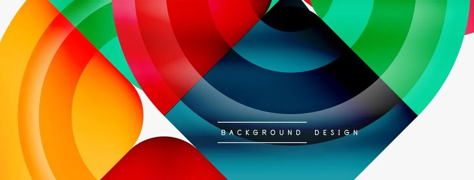 Vector creative geometric abstract background Illustrazione stock