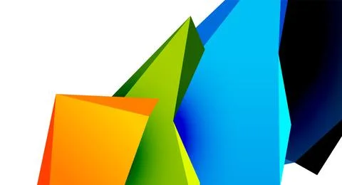 Vector creative geometric abstract background Illustrazione stock