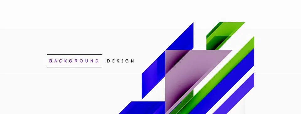 Vector creative geometric abstract background Stock Illustration