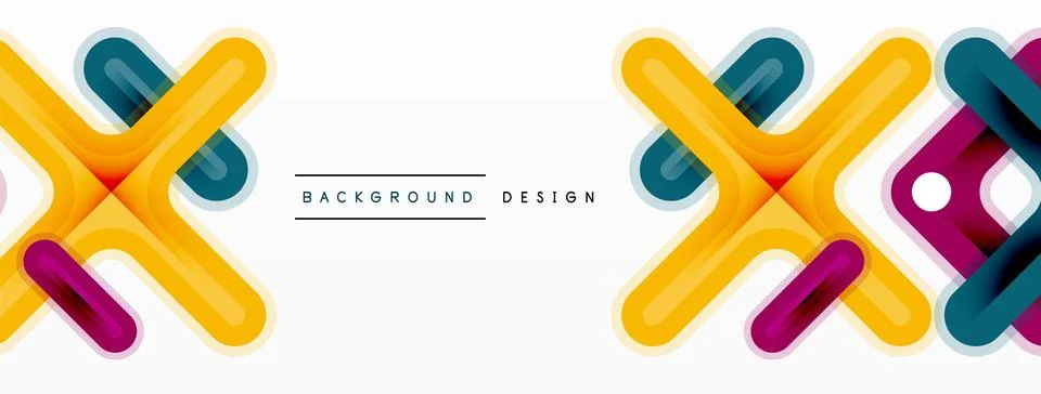 Vector creative geometric abstract background Stock Illustration