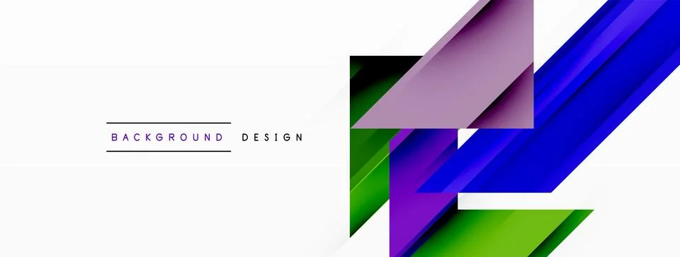 Vector creative geometric abstract background Stock Illustration