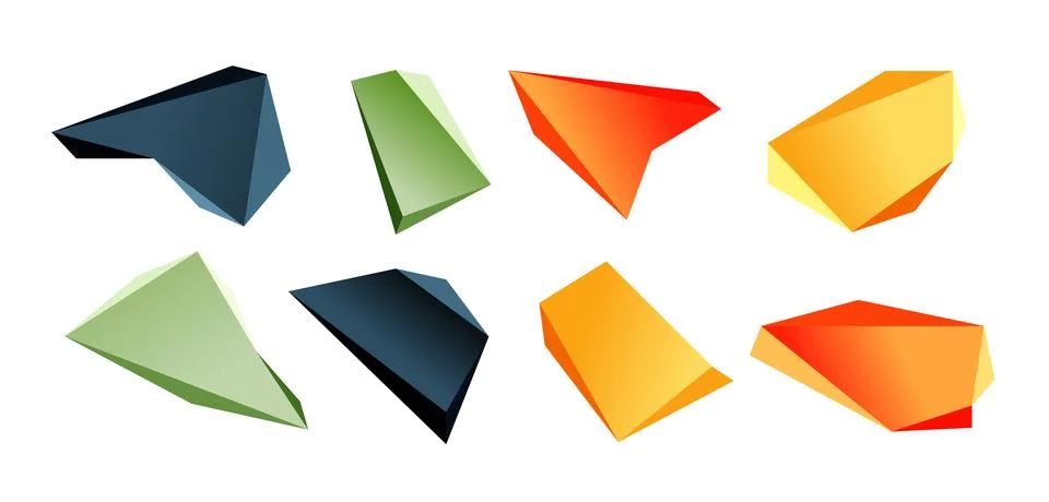 Vector creative geometric abstract background Stock Illustration
