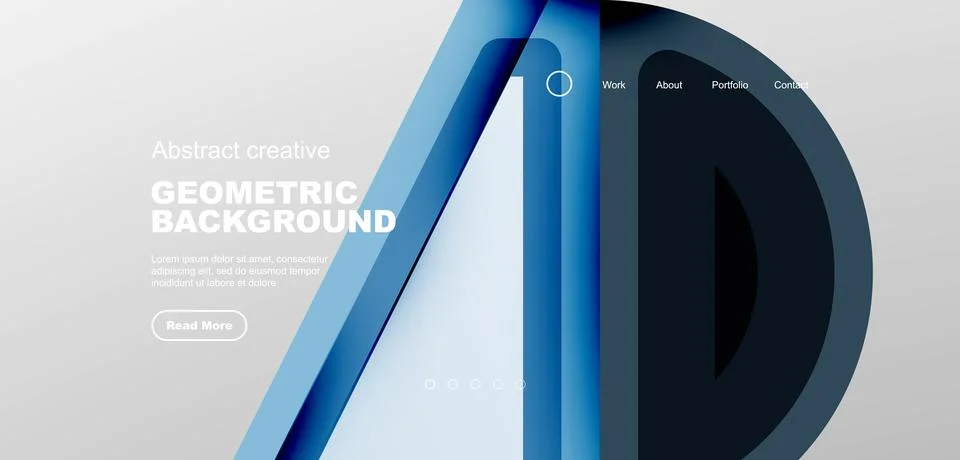 Vector creative geometric abstract background 스톡 일러스트