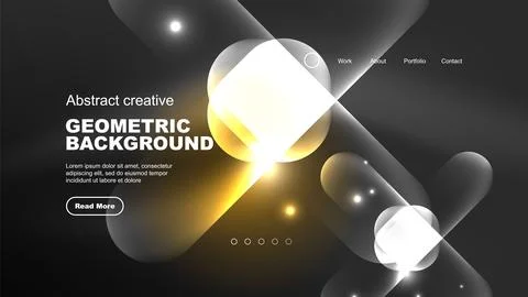 Vector creative geometric background design Stock Illustration