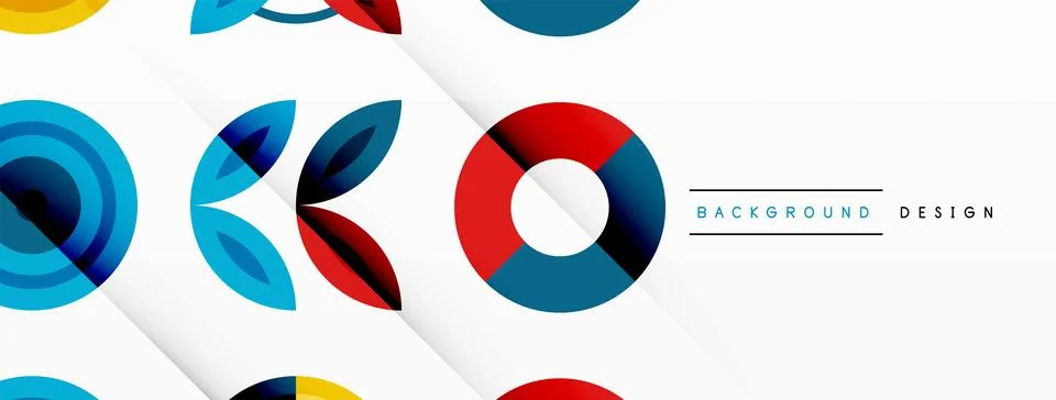 Vector creative geometric background design Stock Illustration