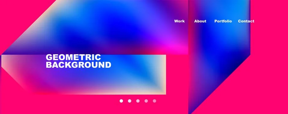 Vector creative geometric background design Stock Illustration