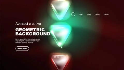 Vector creative geometric background design 스톡 일러스트
