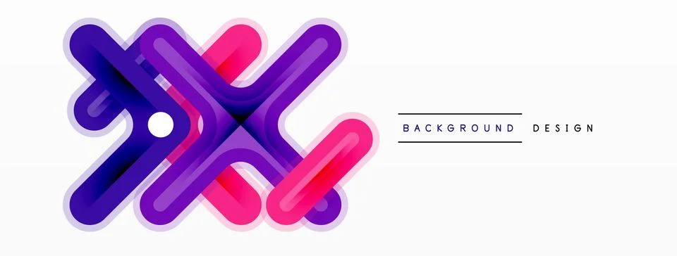 Vector creative geometric background design Illustrazione stock