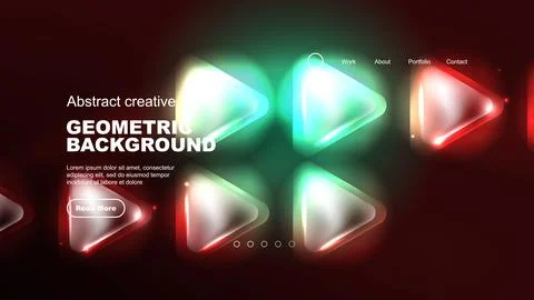Vector creative geometric background design 스톡 일러스트