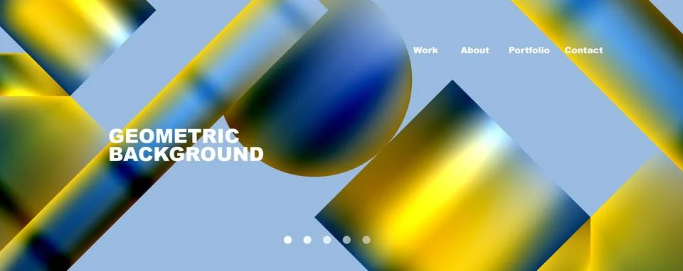 Vector creative geometric background design Illustrazione stock