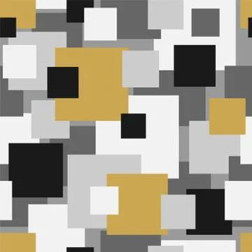 Vector creative geometric seamless pattern. Stylish colorful contemporary Illustrazione stock