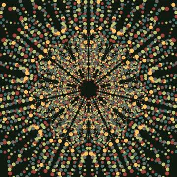 Vector creative hand-drawn abstract seamless Stock Illustration