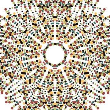 Vector creative hand-drawn abstract seamless Stock Illustration