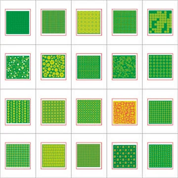 Vector Creative Illustration Abstract green background Stock Illustration