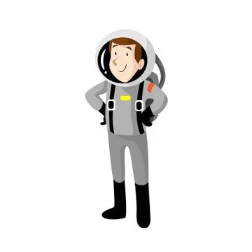 Vector Creative Illustration Astronout Character. Stock Illustration