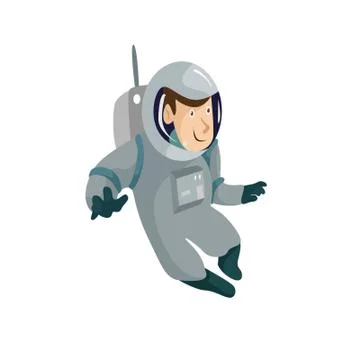 Vector Creative Illustration Astronout Character. Stock Illustration