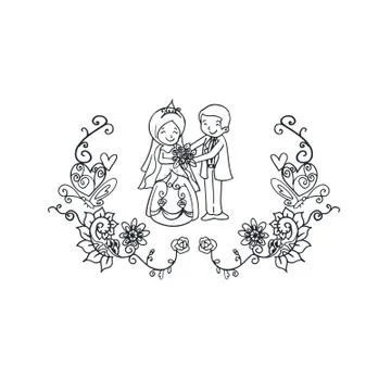 Vector Creative Illustration Chinese Moslem couple. Stock Illustration