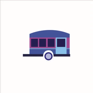 Vector creative illustration of flat design car Stock Illustration