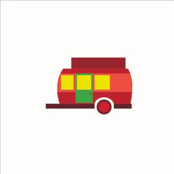 Vector creative illustration of flat design car Stock Illustration