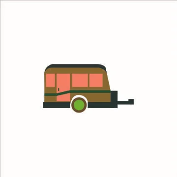 Vector creative illustration of flat design car Stock Illustration