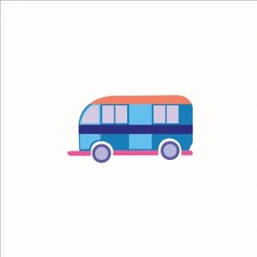 Vector creative illustration of flat design car Stock Illustration