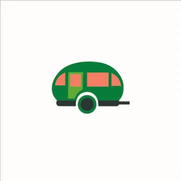Vector creative illustration of flat design car Stock Illustration