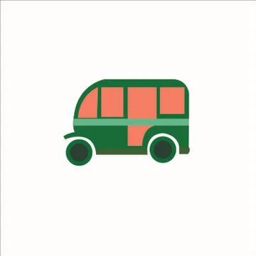 Vector creative illustration of flat design car Stock Illustration