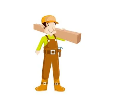 Vector Creative Illustration Plumber.with tolls Stock Illustration
