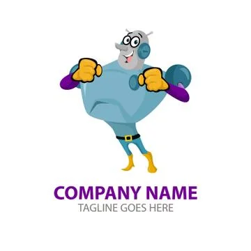 Vector creative Illustration super man Stock Illustration