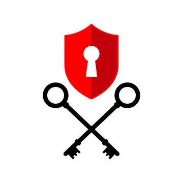 Vector creative key keys logo locksmith company icon design illustration Stock Illustration