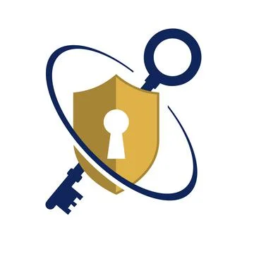 Vector creative key keys logo locksmith company icon design illustration Stock Illustration