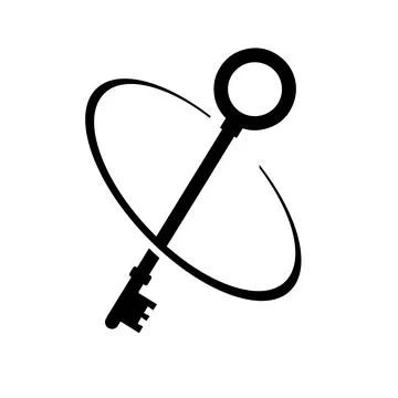Vector creative key keys logo locksmith company icon design illustration Stock Illustration