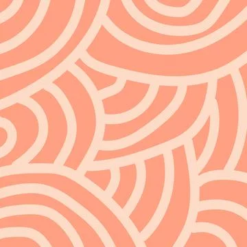 Vector creative pattern with hand-drawn abstract circles and lines Stock Illustration