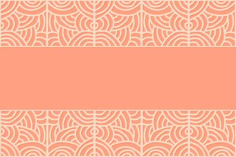 Vector creative pattern with hand-drawn abstract circles and lines Illustrazione stock
